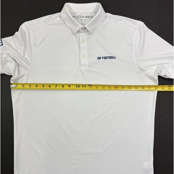 Mizzen Main Mens Versa Golf Polo Sz Small Highland Park Dallas Scots HP Football - Picture 10 of 11
